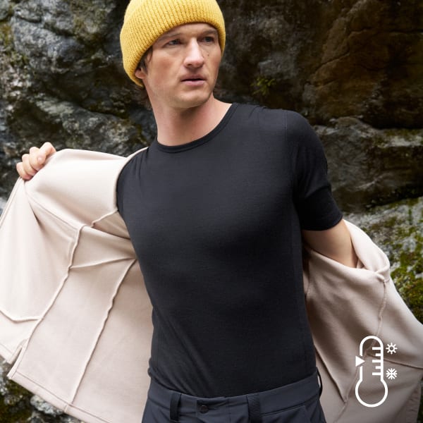 Μαύρο XPERIOR MERINO 200 BASE LAYER SHORT SLEEVE