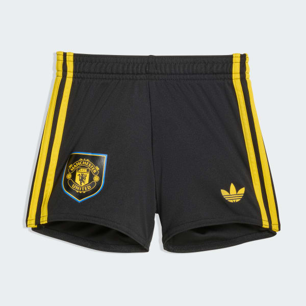 Black Manchester United 25/26 Third Baby Kit Kids