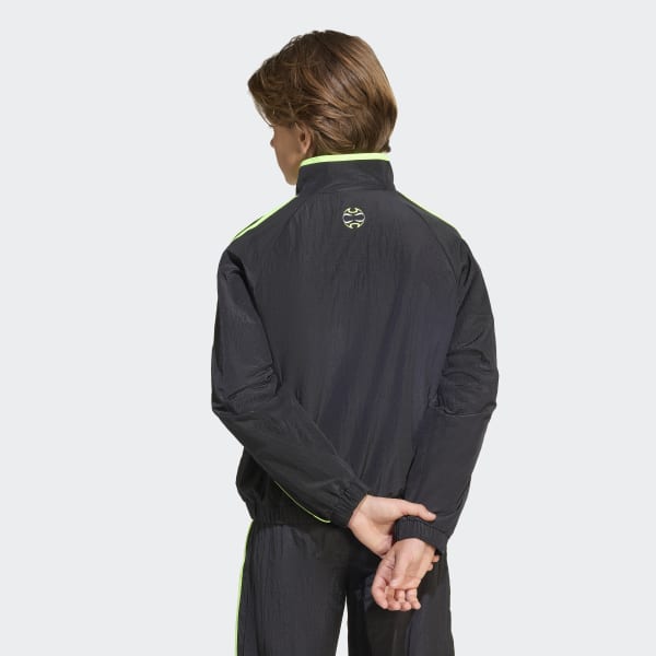 adidas Teamgeist Track Top - Black | Free Shipping with