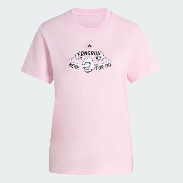 Blanco CAMISETA GRAPHIC FOR THE LONG RUN