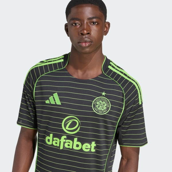 adidas Celtic FC 25/26 Away Jersey - Black | Free Shipping