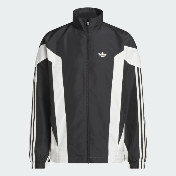adidas Originals Basketball Wind Breaker Jacket - Black | Free