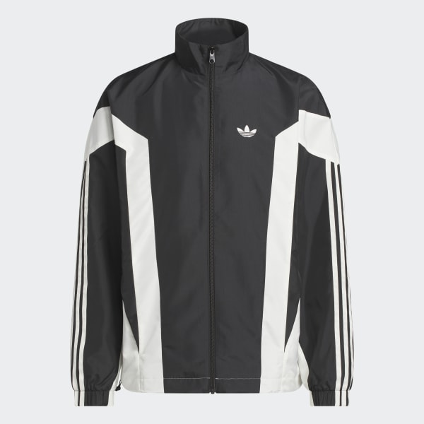 adidas Originals Basketball Wind Breaker Jacket - Black | Free