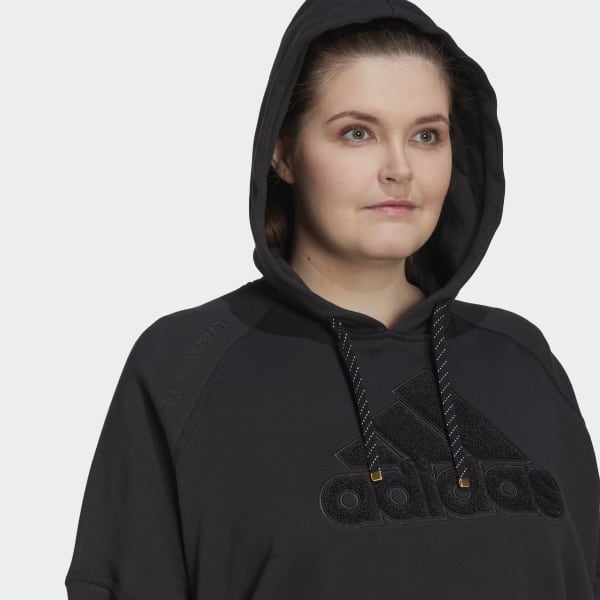 Svart 11 Honoré Hoodie (Plus Size)