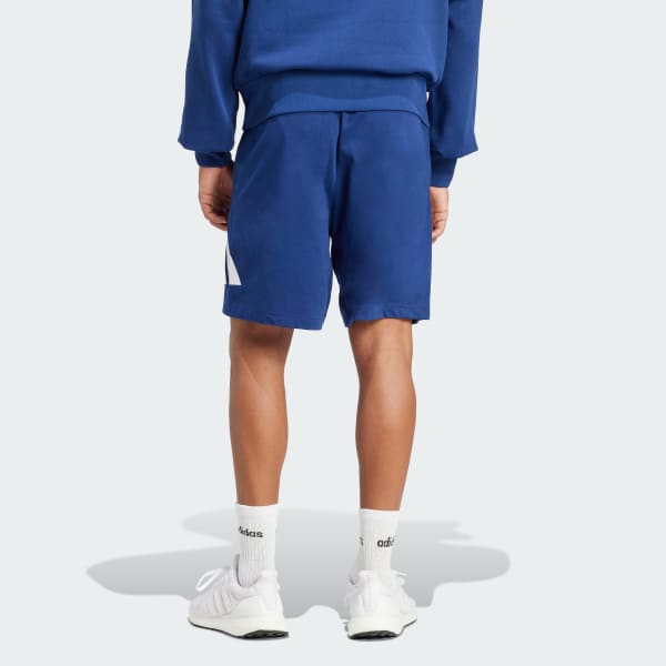 Blue Essentials Big Logo Single Jersey Shorts