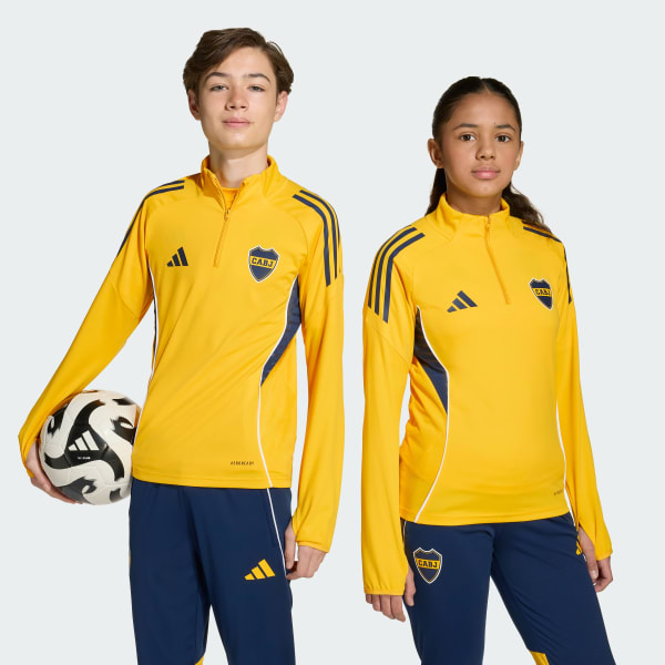 Amarillo Buzo de Entrenamiento de Boca Juniors Tiro 25 Competition (Niños)