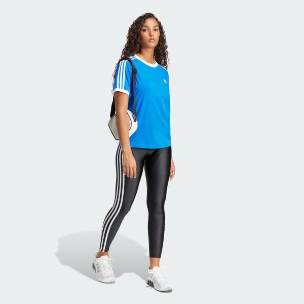 Black Adicolor 3-Stripes Leggings Polyester