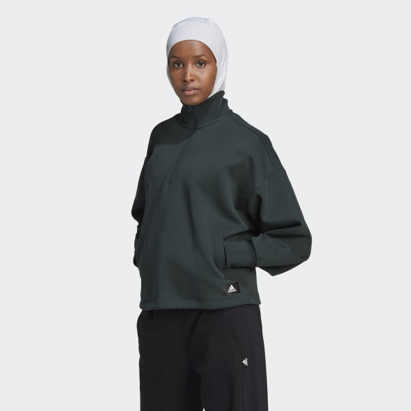 adidas Women's Green Hoodies & Sweatshirts