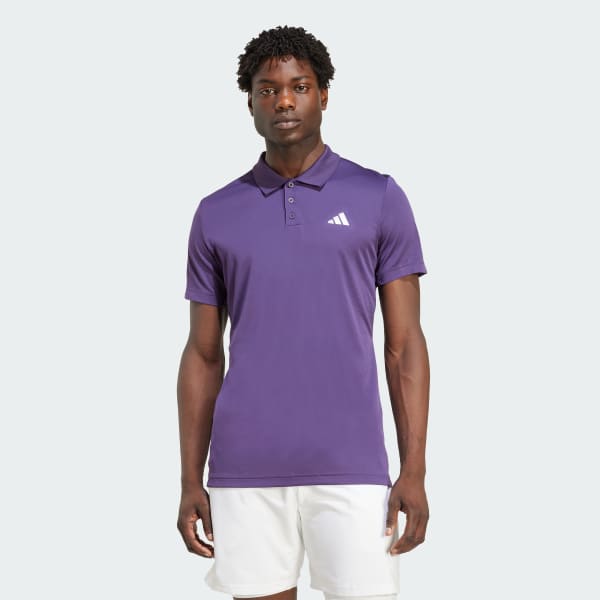 Morado Camiseta Polo de Tenis Climacool FreeLift