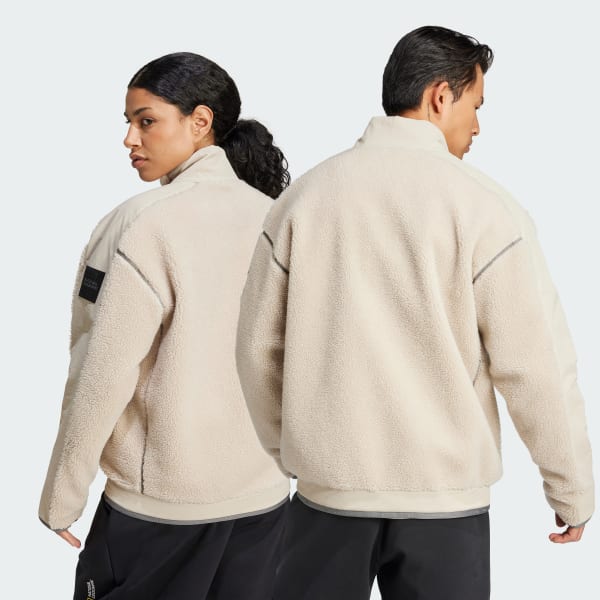 adidas National Geographic High Pile Jacket Gender Neutral Beige adidas Thailand