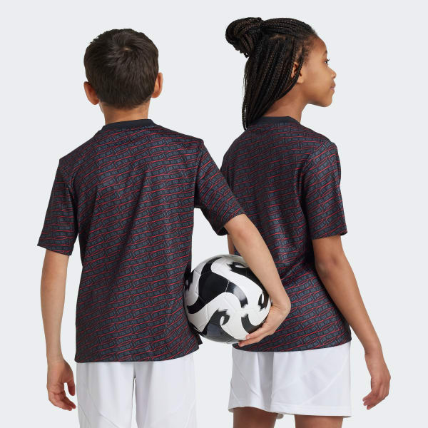 Noir Maillot d'échauffement Ajax Amsterdam Enfants