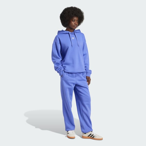 modrá Kalhoty Essentials Fleece Loose