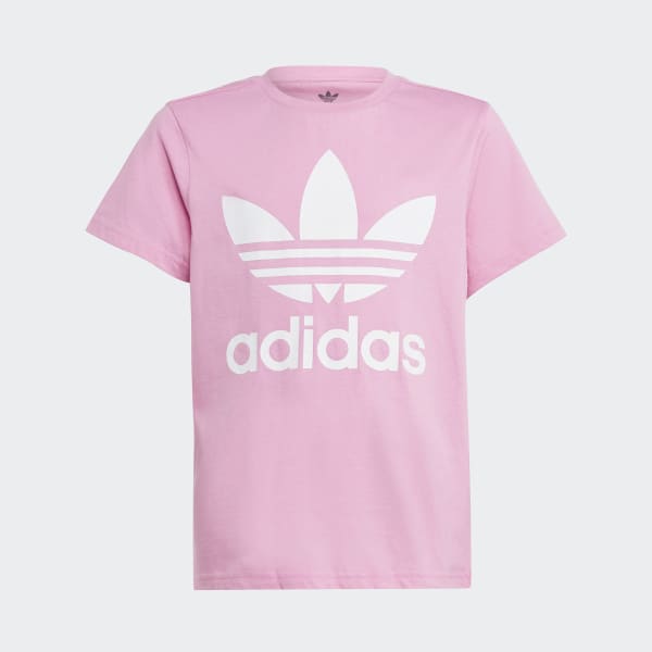 Adidas rose gold new arrivals trefoil shirt