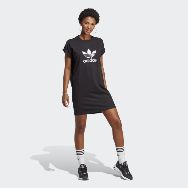 Adidas trefoil kjole cheap