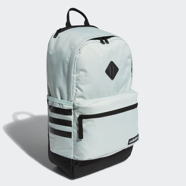 teal and grey adidas backpack