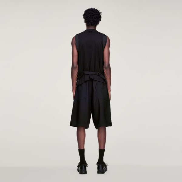 cierna ŠORTKY Y-3 SPORT UNIFORM PLEATED SHORTS