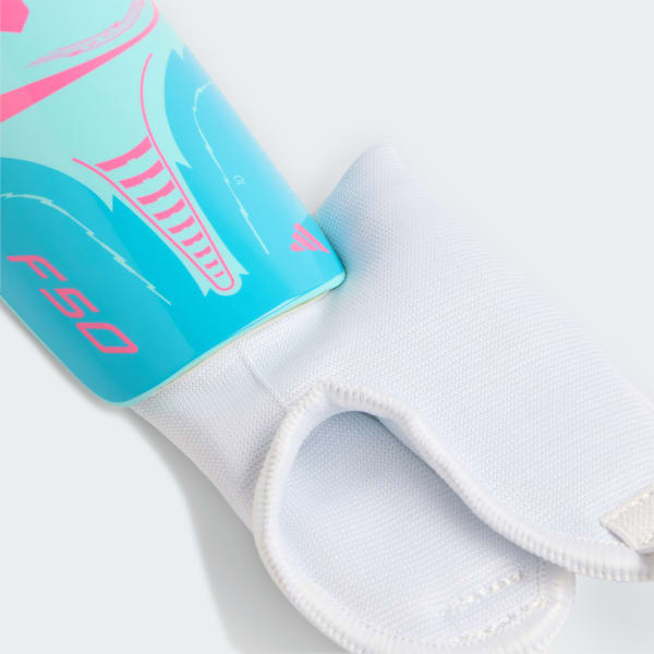 Turquoise Messi Match Shin Guards Kids