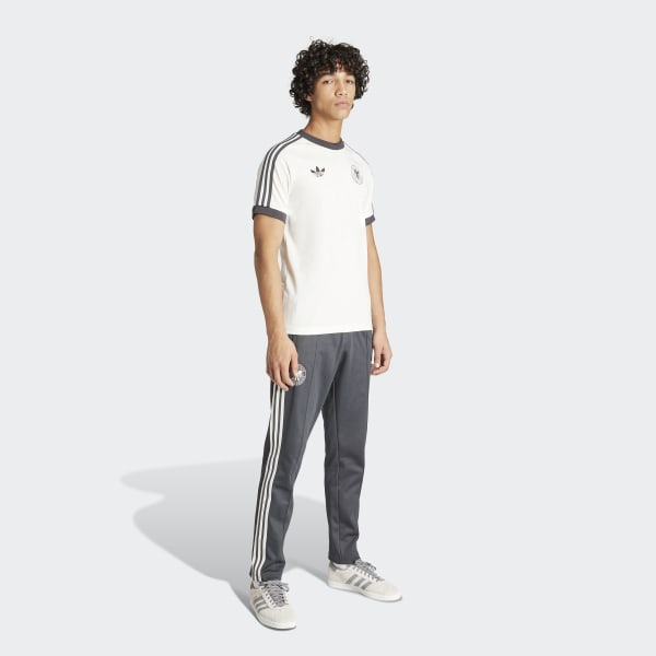 Adidas beckenbauer pants grey sales