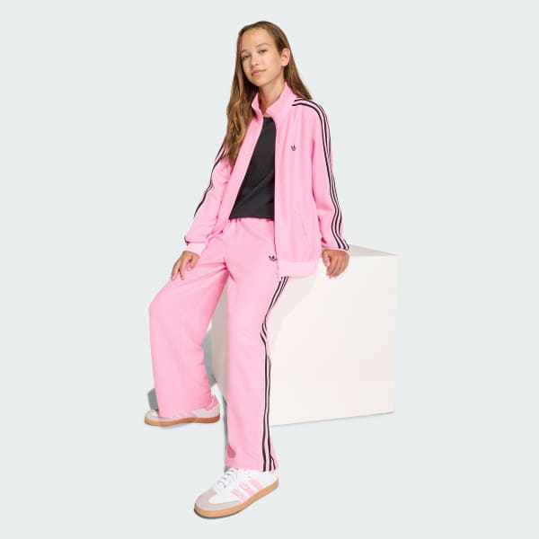 Pink FIREBIRD LOOSE DOUBLE KNIT TRACKPANTS