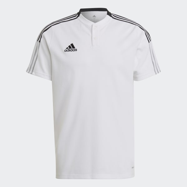 adidas Tiro 21 Polo Shirt - White | Men's Soccer | adidas US