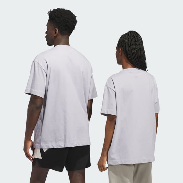 Grigio T-shirt adidas Basketball