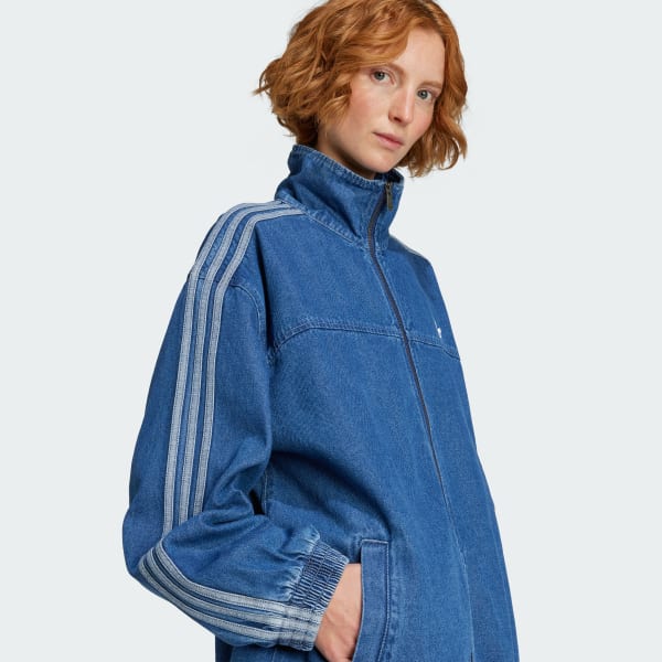 adidas Adicolor Denim Adilenium Track Top - Blue | Free
