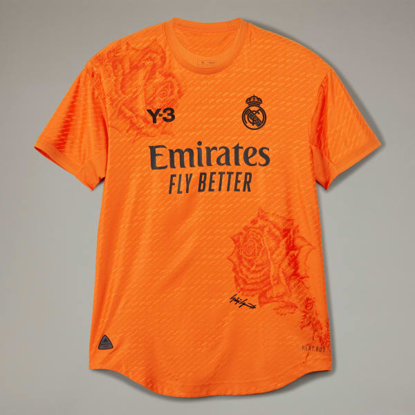 adidas Real Madrid 23/24 Fourth Authentic Jersey - Orange