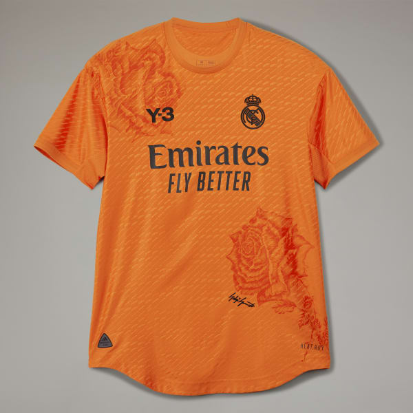 Y-3 レアル・マドリード オーセンティックユニフォームMサイズ オレンジ Y-3 レアル・マドリード オーセンティックユニフォームMサイズ