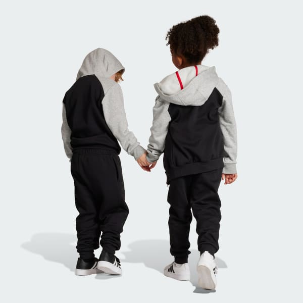adidas Essentials Big Logo Kids Trainingsanzug - Grau | adidas Deutschland