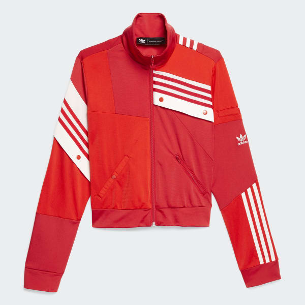 adidas Deconstructed Track Jacket - Red 