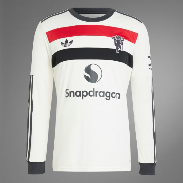 adidas Manchester United 24/25 Long Sleeve Third Jersey - White | Free  Shipping with adiClub | adidas US