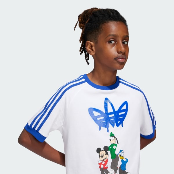 White adidas x Disney Mickey Mouse Tee Kids