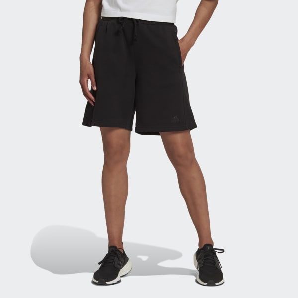 amanecer aislamiento Inevitable adidas ALL SZN Fleece Shorts - Black | Women's Training | adidas US