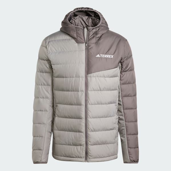 Gris Doudoune à capuche légère Terrex Multi