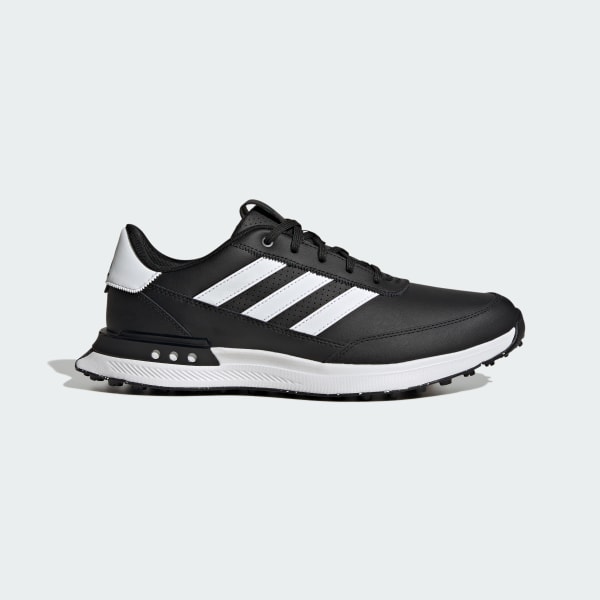 Black S2G 24 Leather Spikeless Golf Shoes