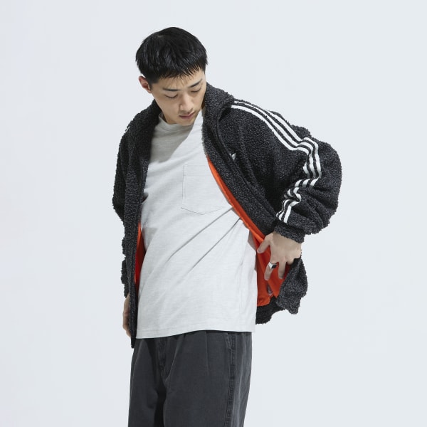 アディダス ブークレ ファイヤーバード トラックトップ - ブラック