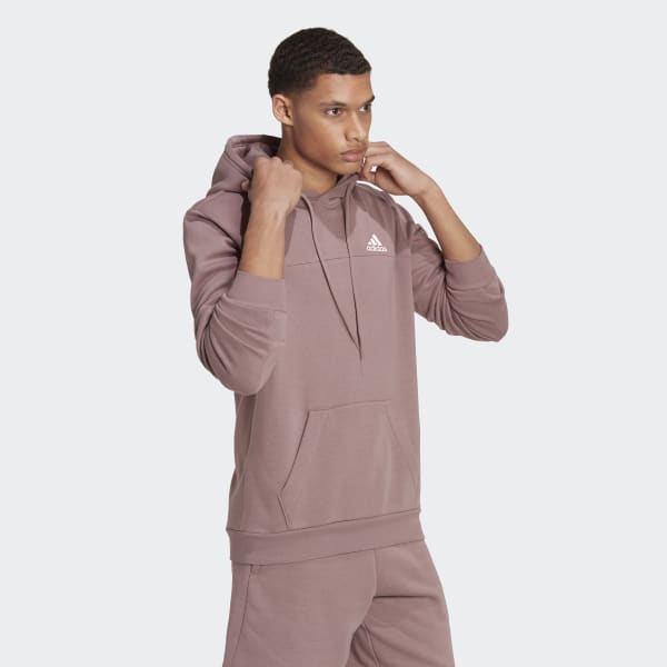 Fioletowy Stadium Fleece Badge of Sport Hoodie TR415