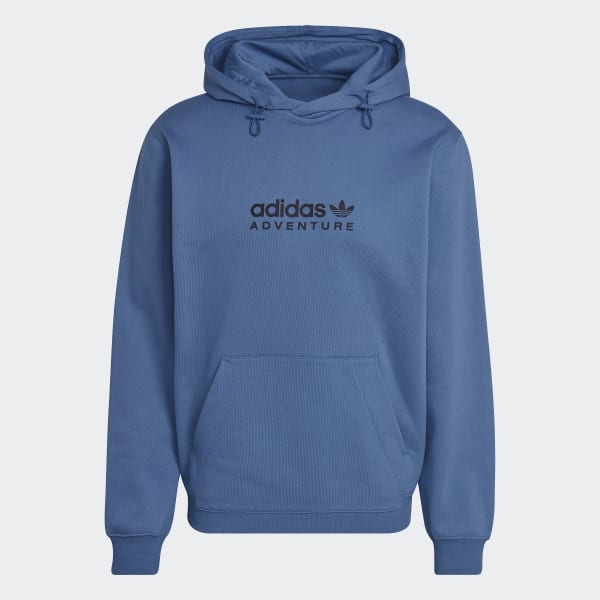 Niebieski adidas Adventure Hoodie CO468