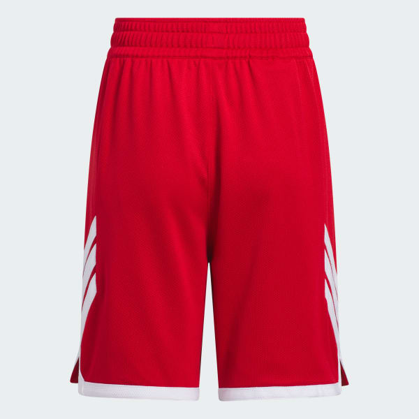 Red Basketball 3g Speed Reversible Short Kids