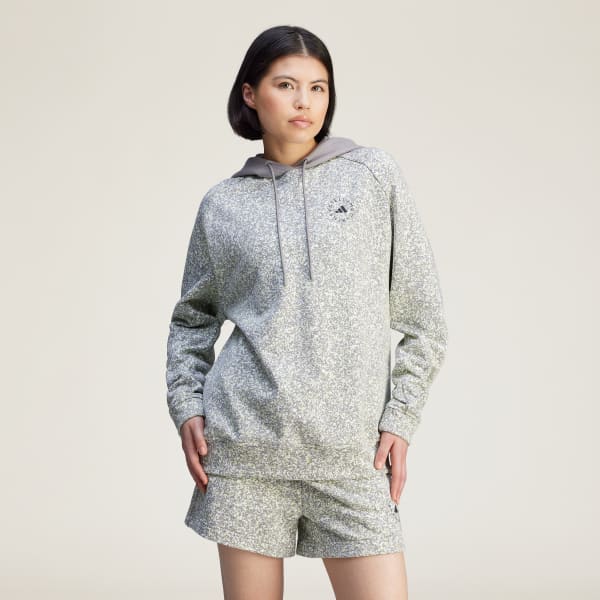 ホワイト adidas by Stella McCartney プリントフーディー