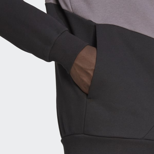 Grijs Essentials for Gameday Fleece Ritshoodie D7707