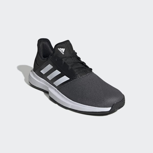 gray adidas tennis shoes