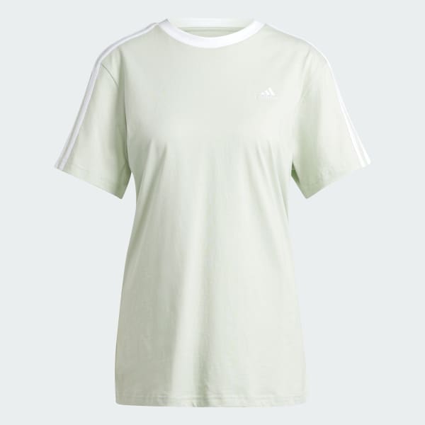 Gronn Essentials 3-Stripes T-skjorte