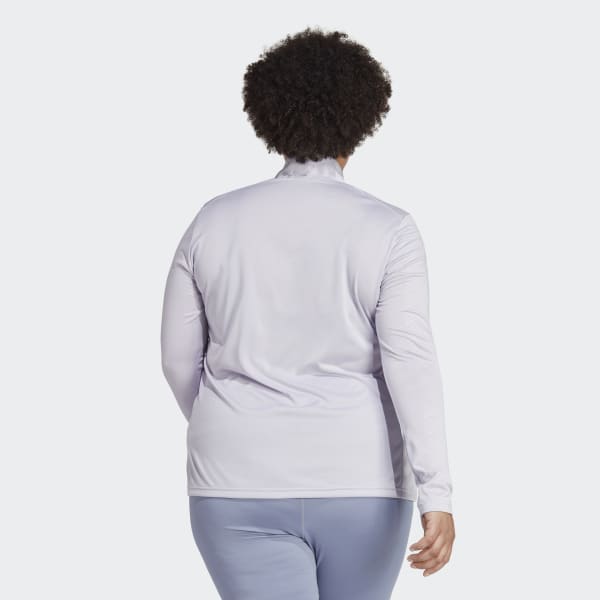 Violet T-shirt à manches longues et demi-zip Terrex Multi (Grandes tailles)