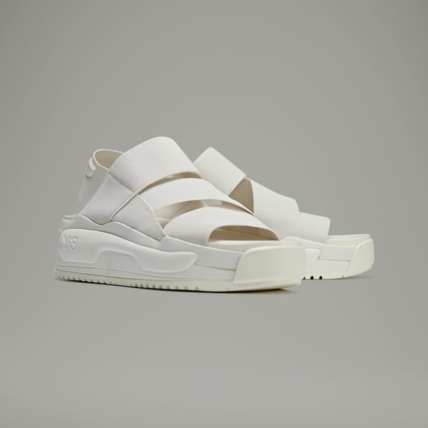 White Y-3 Rivalry Sandals