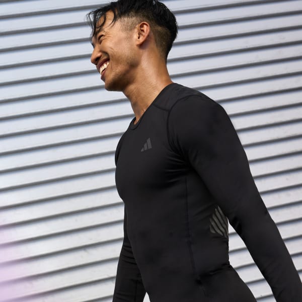 adidas Techfit Control x RHEON™ Long Sleeve - Black