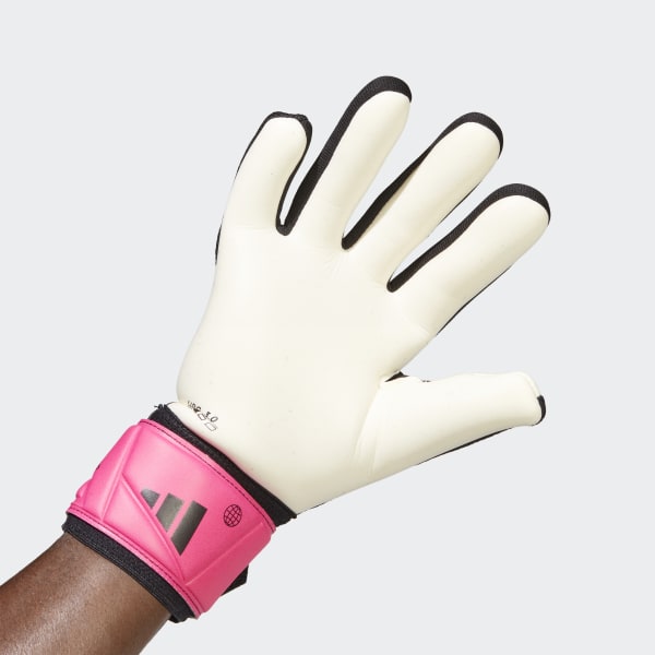 Pink adidas goalkeeper gloves deals