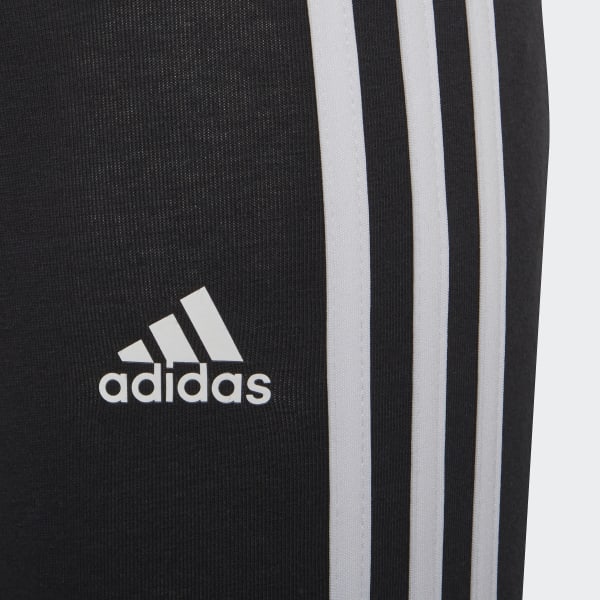 Hitam Celana Ketat Essentials 3-Stripes