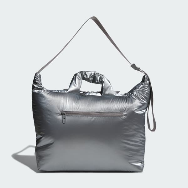 グレー メタル ショルダーバッグ