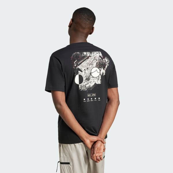 Black City Escape Space Graphic Tee